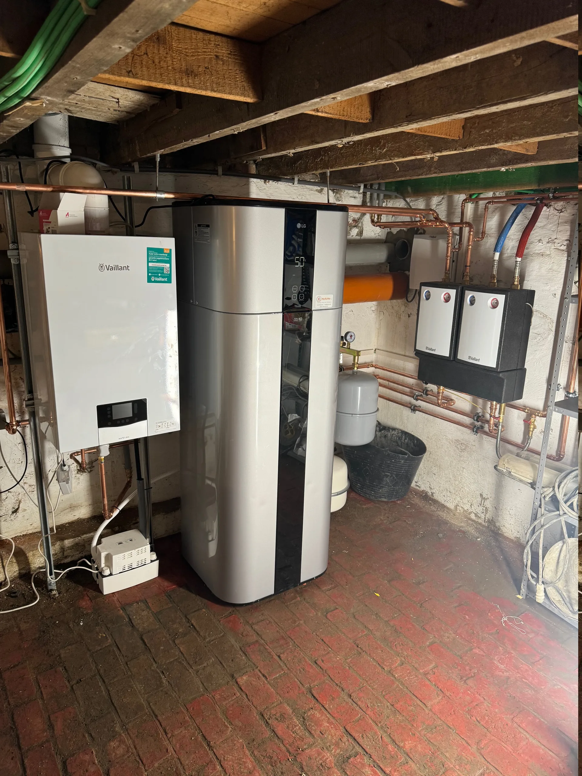 Vaillant + LG warmtepompboiler te Mortsel